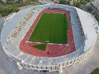 Das Zentrale Stadion von Jekaterinburg wird im Jahr 2014 modernisiert